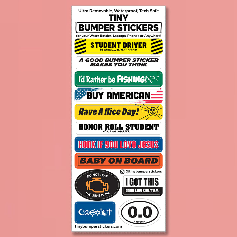 Tiny Bumper Stickers - O.G.